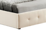 Double bed with storage space Cankere cream pu 160x200cm - Слика 6