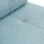 Sofa-bed Hafrene fabric in petrol color 151x94x71cm - Слика 6