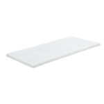 Top Casmeriane white fabric-memory foam 90x190x5cm