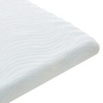 Top Casmeriane white fabric-memory foam 90x190x5cm - Image 5