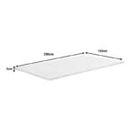 Top Casmeriane roll pack white fabric-memory foam 150x200x5cm - Слика 6