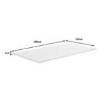 Top Casmeriane roll pack white fabric-memory foam 160x200x5cm - Слика 6