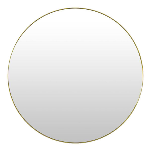 Огледало Rod Inart во златна нијанса D61x0.9cm