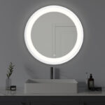 Mirror Led Goslyn Inart in white shade D55.4x4.5cm - Image 2