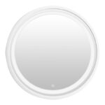 Mirror Led Goslyn Inart in white shade D55.4x4.5cm