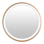 Mirror Led Starli Inart in bronze shade D70x5.5cm