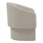 Armchair Playmob fabric in beige shade 69x65x79cm - Image 4