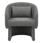 Armchair Playmob fabric in gray shade 69x65x79cm - Слика 5