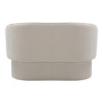 Two-seater sofa Playmob beige fabric 128x65x79cm - Слика 6