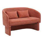 Two-seater sofa Playmob fabric in tile shade 128x65x79cm