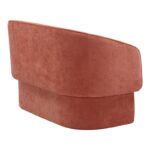 Two-seater sofa Playmob fabric in tile shade 128x65x79cm - Image 3