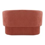 Two-seater sofa Playmob fabric in tile shade 128x65x79cm - Image 6