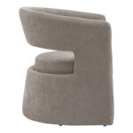 Leicy fabric armchair in gray-beige shade 69x63x76.5cm - Слика 4