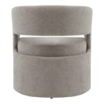 Leicy fabric armchair in gray-beige shade 69x63x76.5cm - Слика 6