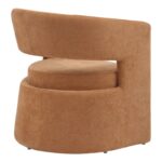 Armchair Leicy fabric in brown shade 69x63x76.5cm - Слика 3