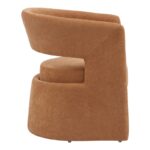 Armchair Leicy fabric in brown shade 69x63x76.5cm - Слика 4