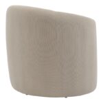 Barken armchair fabric in beige shade 77x74.5x73cm - Слика 3