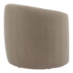 Barken armchair fabric in gray-beige shade 77x74.5x73cm - Слика 3
