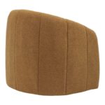 Fassy armchair boucle fabric in mustard shade 80x66x80cm - Image 3