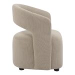 Armchair Lemouton fabric in beige shade 69.5x66x80cm - Слика 4