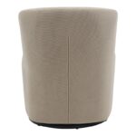 Swish rotating armchair boucle fabric in beige shade 63x76x76.5cm - Слика 6