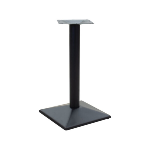 Ova metal table base in black shade 40x40x72cm