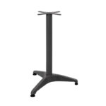 Oiseau metal table base in black shade 55x55x72cm