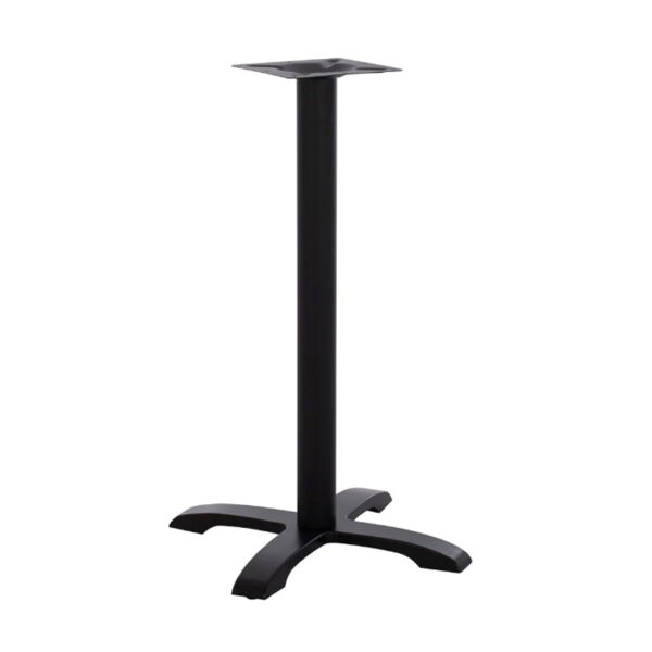 Steko metal table base in black shade 48x48x94cm