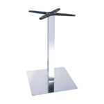 Алуминиумска основа за маса Galax во сребрена нијанса 45x45x72 см