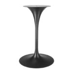 Martiga metal table base in black shade D51x72cm