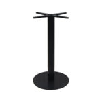 Stada metal table base in black shade D40x108cm