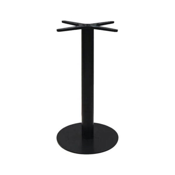 Метална основа за барска маса Stada во црна нијанса D40x108 см