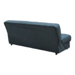 Romina 3-seater sofa-bed with storage space anthracite fabric 180x83x79cm - Слика 5
