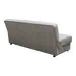 Romina 3-seater sofa-bed with storage space light beige fabric 180x83x79cm - Слика 5
