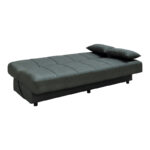 Romina 3-seater sofa-bed with storage space fabric in cypress shade 180x83x79cm - Слика 3