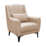 Armchair Medea fabric in beige shade 82x84x100cm
