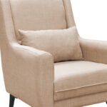 Armchair Medea fabric in beige shade 82x84x100cm - Слика 4