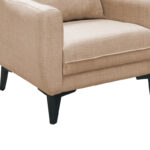 Armchair Medea fabric in beige shade 82x84x100cm - Слика 5