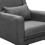 Medea armchair fabric in anthracite shade 82x84x100cm - Слика 4