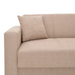 Corner reversible sofa-bed with storage space Someil fabric in beige shade 230x156x80cm - Image 6