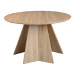 Bibble table MDF in natural shade D120x76cm - Слика 2