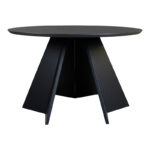 Bibble table MDF in black shade D120x76cm - Слика 2