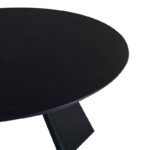 Bibble table MDF in black shade D120x76cm - Слика 3