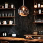 Ceiling light Gloine E27 in silver color D28x60cm - Image 2