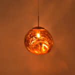 Ceiling light Umuco E27 in copper color D38x60cm - Image 3