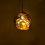 Ceiling light Umuco E27 in gold color D38x60cm - Слика 3