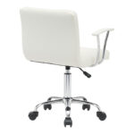 Office chair Buleco pu white 56x46x74-86cm - Слика 2