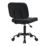 Office chair Sedia pu black 50x50x75-85cm - Image 2