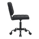 Office chair Sedia pu black 50x50x75-85cm - Image 3
