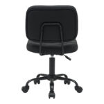 Office chair Sedia pu black 50x50x75-85cm - Image 5